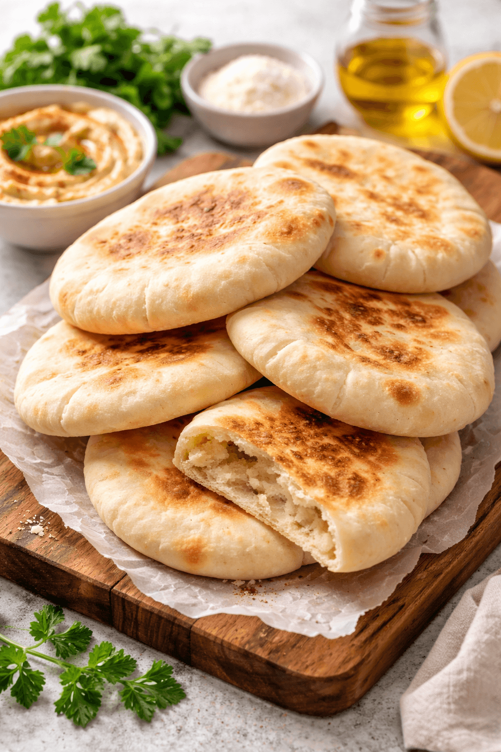 Easy 3-Ingredient Pita Bread Recipe You Can Make at Home