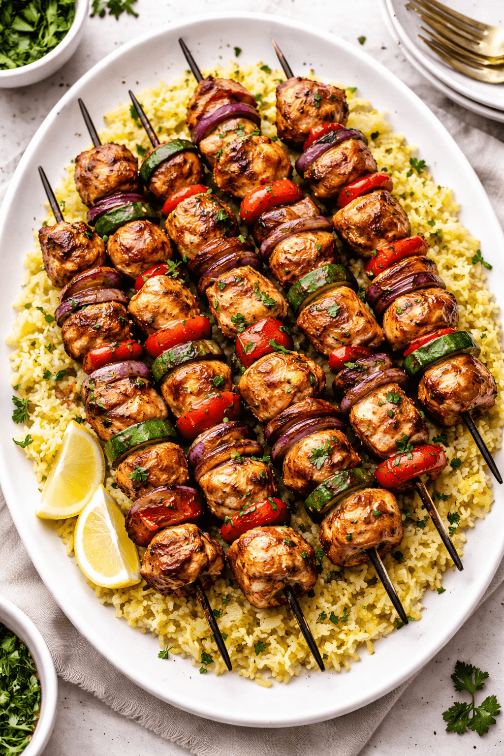 Juicy Grilled Chicken Kabobs (Easy Skewers Recipe)