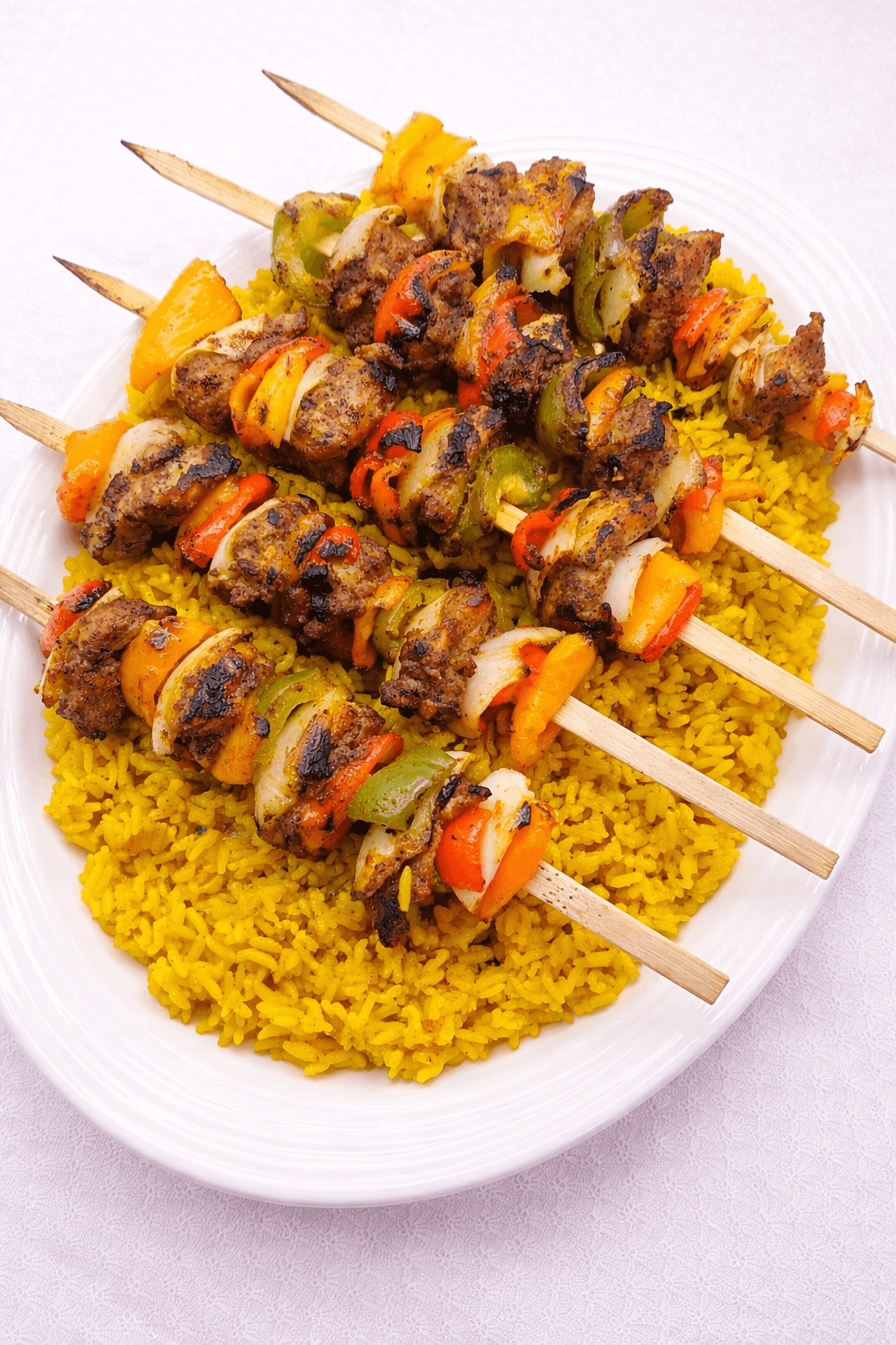 Easy Middle Eastern Chicken Kebabs (Juicy Grilled Skewers Recipe)