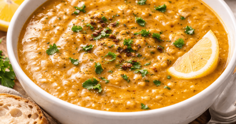 Red Lentil Soup Recipe – Easy, Healthy & Mediterranean