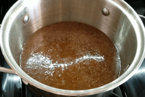 Cooking lentils for the Egyptian koshari recipe