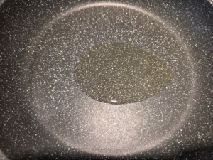 pan with oil