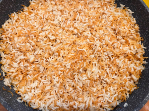 fluffy Egyptian rice with vermicelli