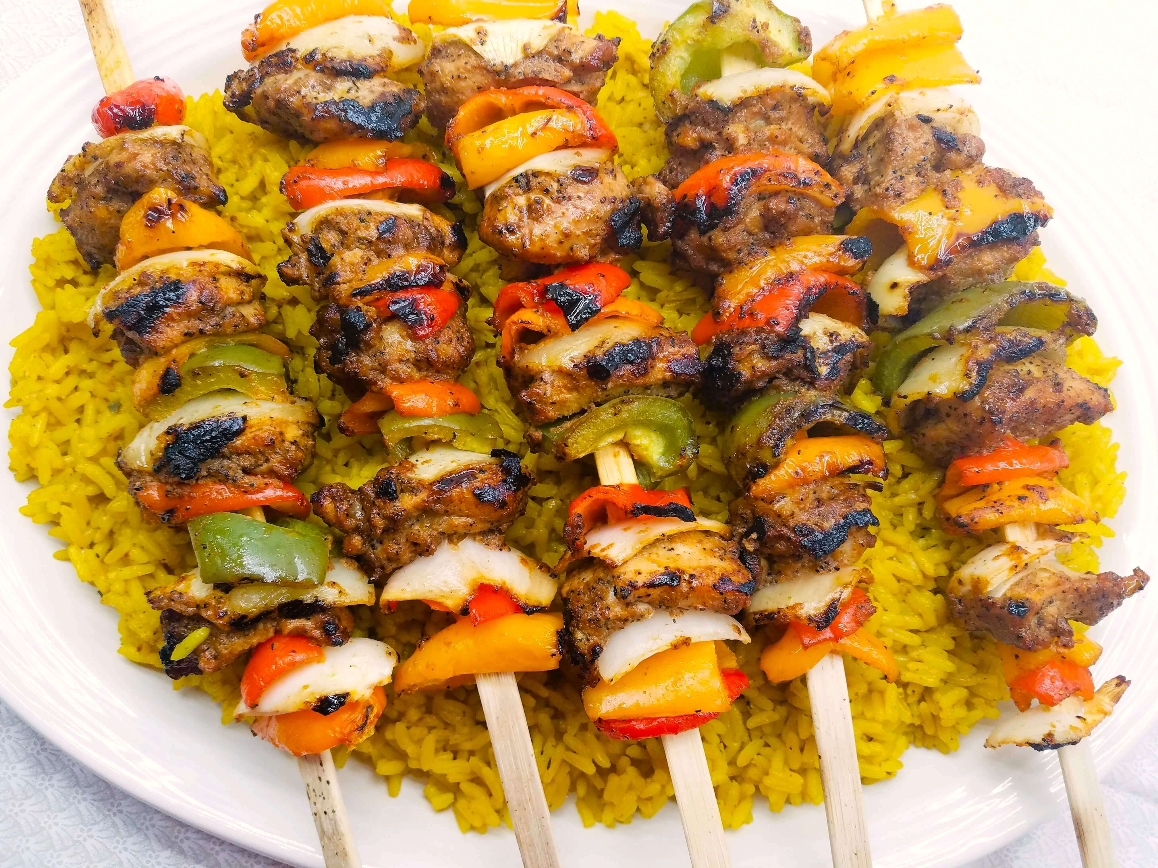 Middle Eastern Chicken Kebabs Recipe (Easy Shish Tawook)