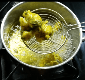 Golden crispy cauliflower