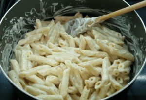 Pasta with bechamel sauce
