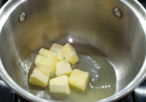 Butter in a big pot