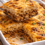 Egyptian Macaroni béchamel dish