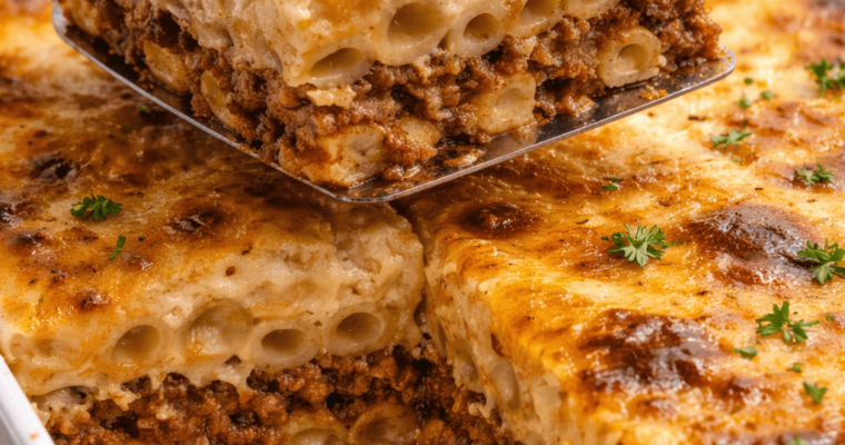 Egyptian Macaroni Béchamel Recipe (Classic Creamy Baked Pasta)