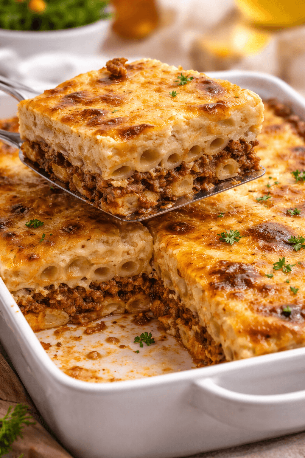 Egyptian Macaroni Béchamel Recipe (Classic Creamy Baked Pasta)