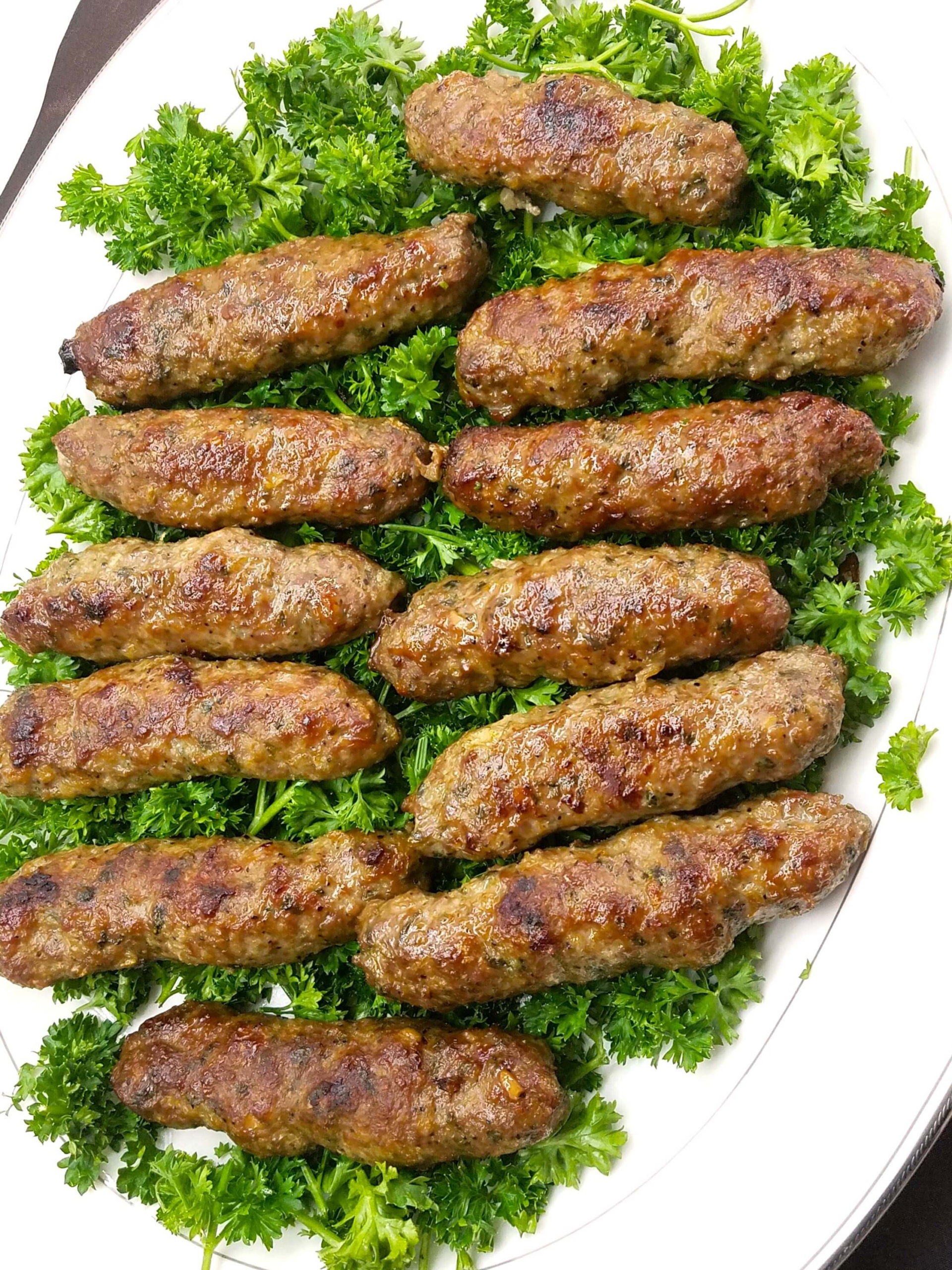 Egyptian Kofta Kebabs dish