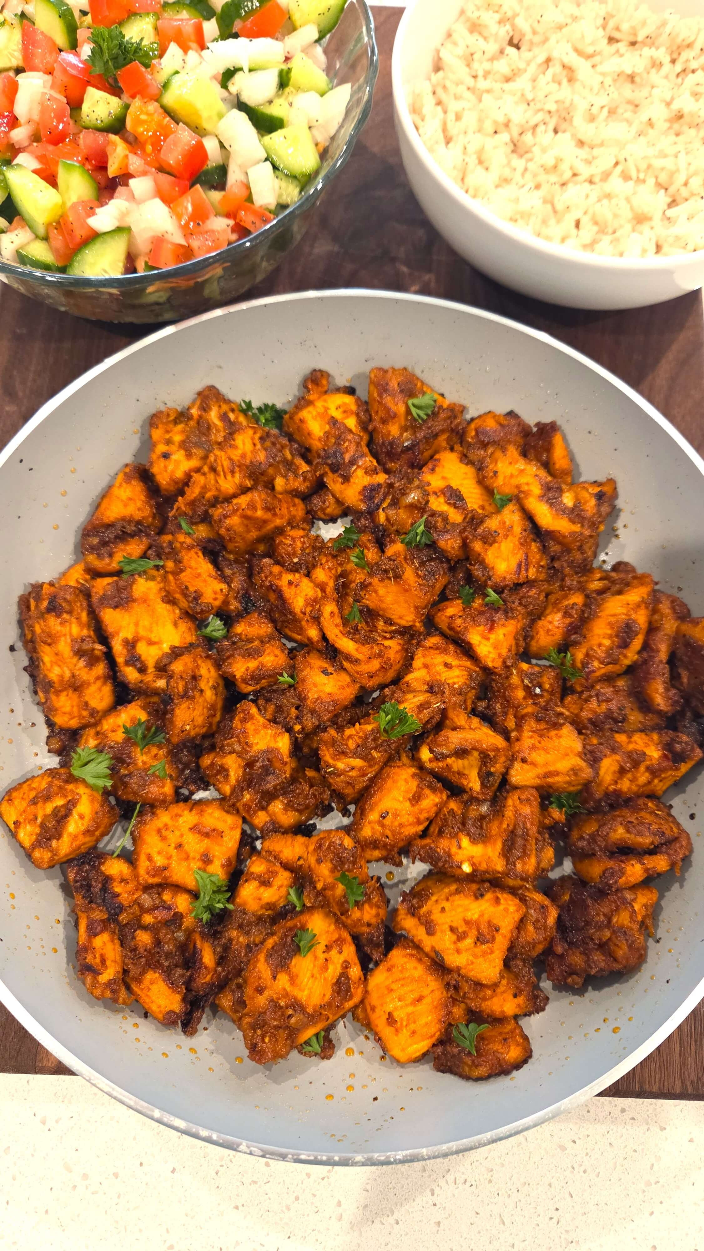 Mediterranean Spicy Honey Garlic Chicken Bites Recipe