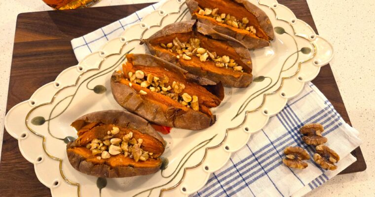 Easy Baked Sweet Potatoes