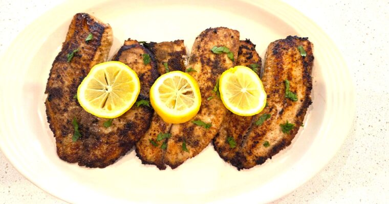 Mediterranean Pan Seared Tilapia