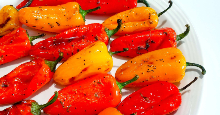 Grilled Mini Peppers